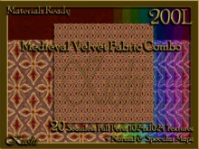 Medieval Velvet Combo Seamless Textures Materials Ready Full Perms 1024x1024