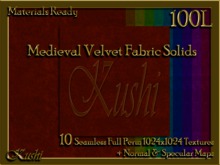 Medieval Velvet Solids Fabric Seamless Textures Materials Ready Full Perms 1024x1024