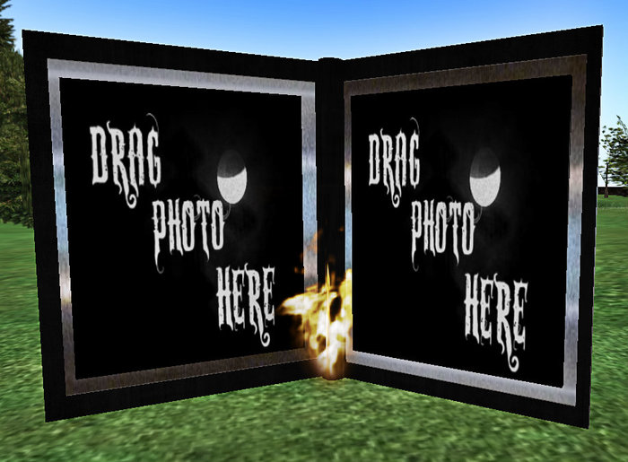 Black & Silver Flame Invitation