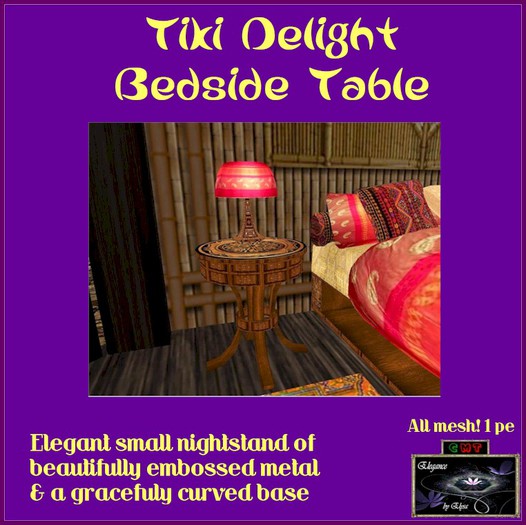 Tiki Delight Bedside Table (boxed)