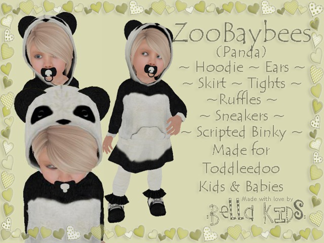 [:BeLLa KiDs:] :Zo0BaYbeeZ: Panda Costume