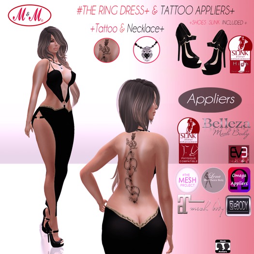 M&M+THE RING+ slink,maitreya,tmp,appliers