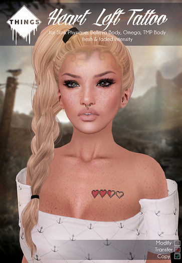 .Things.- Hearts Left Tattoo