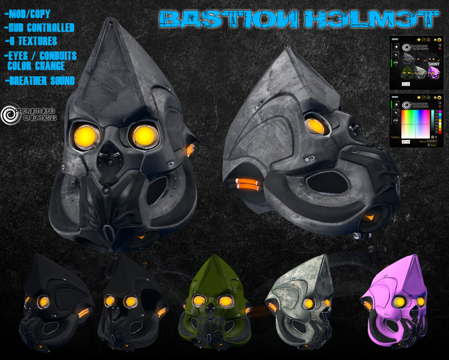 [Prometheus Creations] Bastion Helmet v1.0 *DEMO*