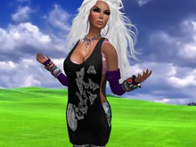 puke butterfiles Mesh Busty Deepsides Loosetank