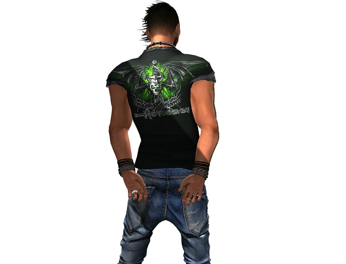 ::NET::Shirt Mesh Man Skull