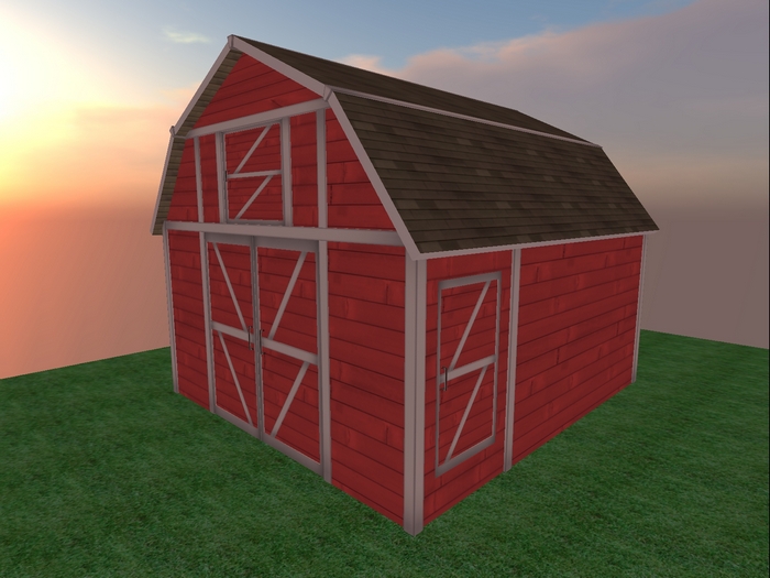 DO Small Red Barn + Accs.