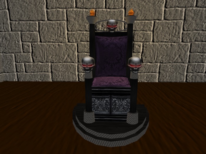 gothic royal throne purple (boxed)