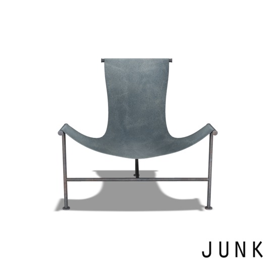 junk. leather T chair. sky.