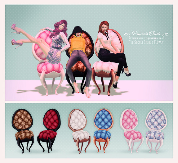 AK: The Secret Store x Flowey / Princess Chair LEOPARD