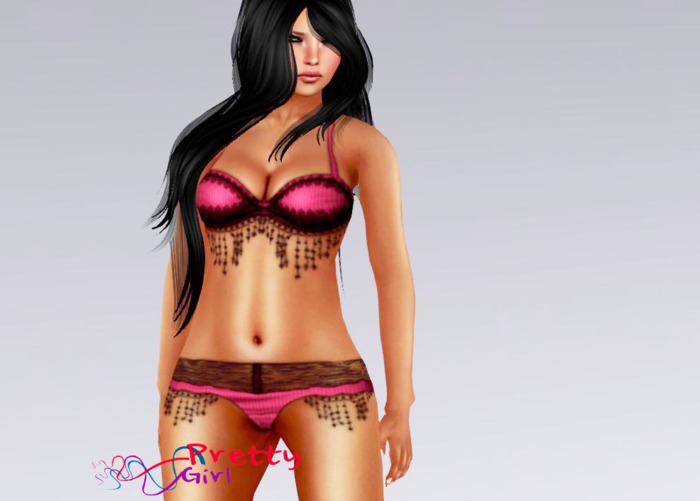 .::PrettyGirl::. Bras & Panties V1 -Pink 2
