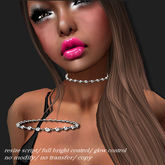 CHOKER ARIN02 PLATINUM       -RYCA-