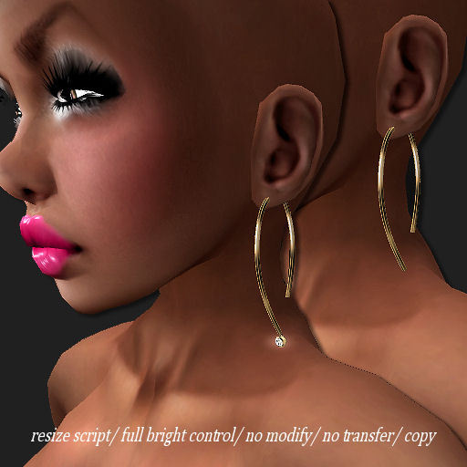 Earring Single-Twist Gold       -RYCA-