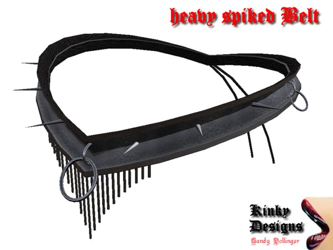 **CD heavy spiked Belt box