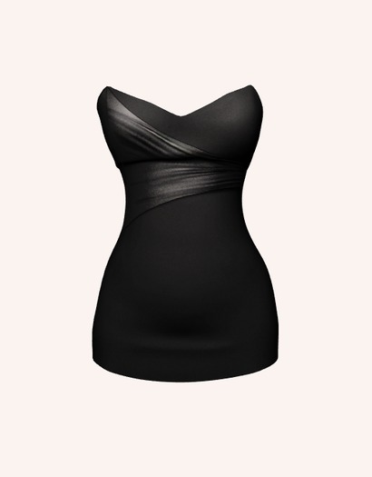 AC mini dress BLACK (mesh)