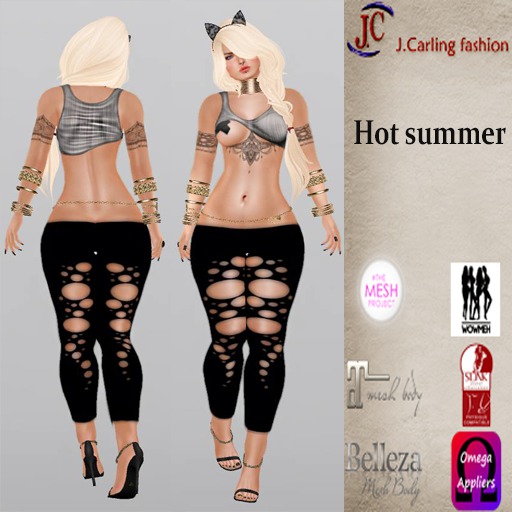 J.C Hot Summer Cinza