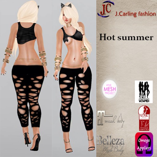 J.C Hot Summer Preto