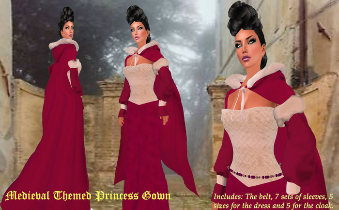 Medieval Princess Burgundy