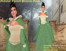Medieval Princess Green