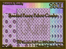 Beaded Fancy Fabric Combo Seamless Textures Materials Ready Full Perms 1024x1024