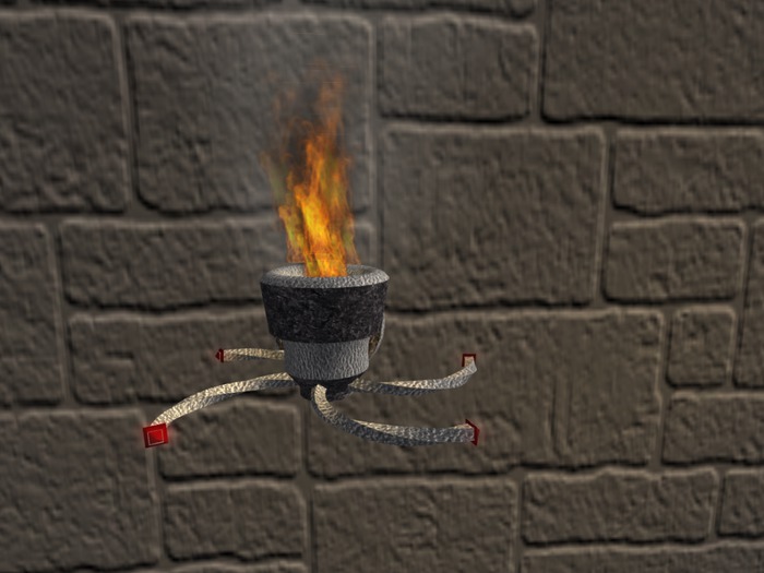 gothic wall tourch (boxed)