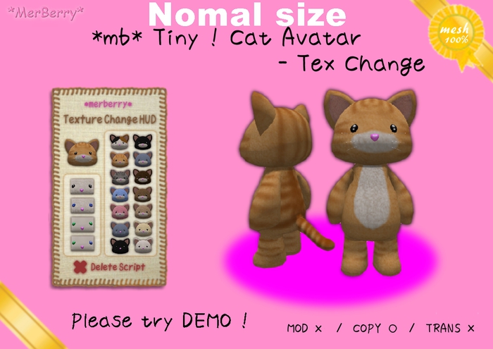 *mb* Cat Avatar - Tex Change