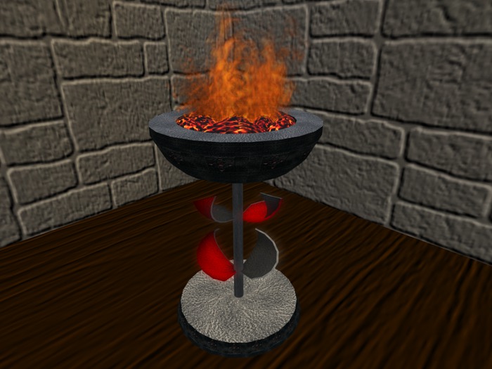 floor fire stand (boxed)