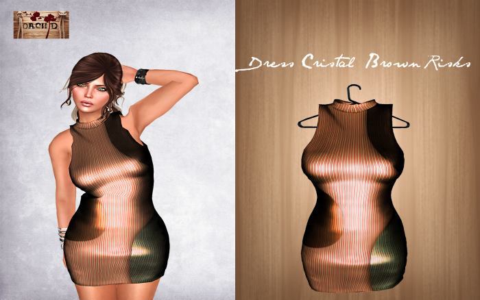 Dress Cristal_Brown Risks