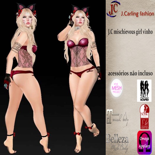 J.C mischievous girl vinho