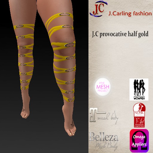 J.C provocative half gold