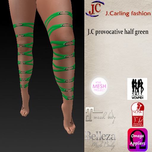 J.C provocative half green