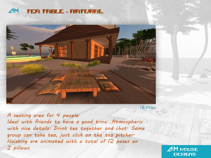 AM *tea table nature*