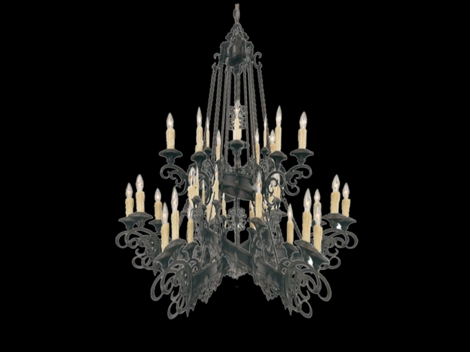 Chandelier Florentine Slate