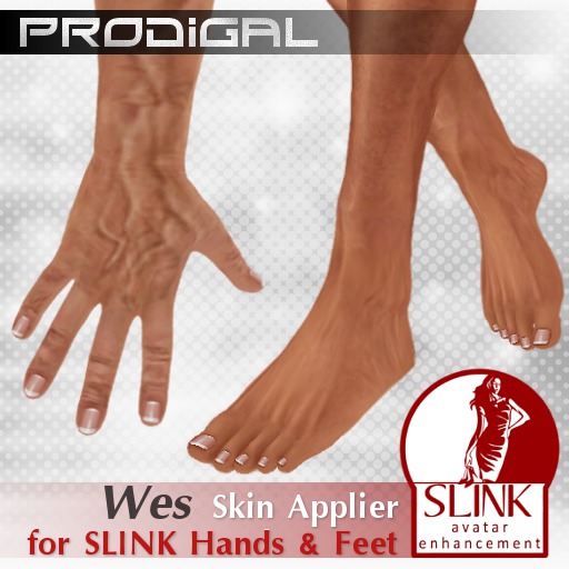 * Prodigal * Wes skin applier for Slink hands & feet
