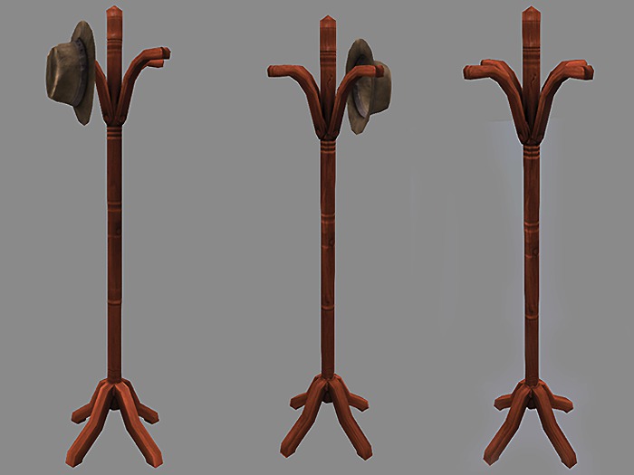 Hat Stand with Hat - Full Perm