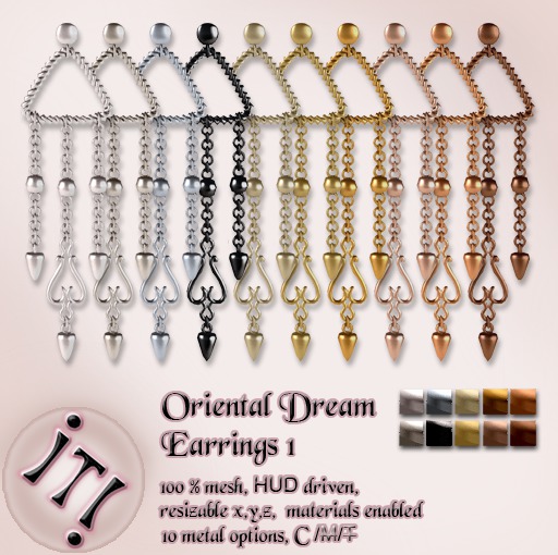 !IT! - Oriental Dream Earrings 1