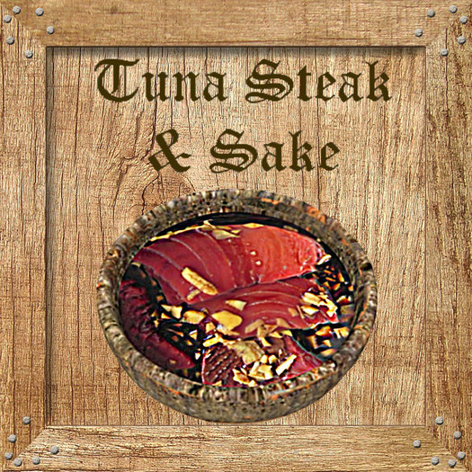 Tuna Steak & Sake Holz Textures