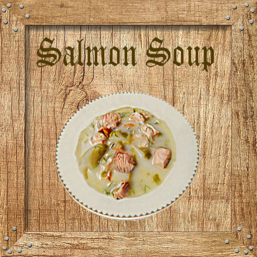 Salmon Soup Holz Textures