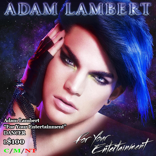 .:=DTL Designs=:. Adam Lambert - For your entertainment [BOXED]