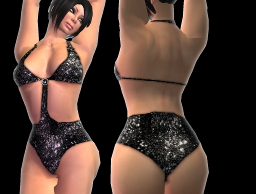 Disco swimming suit kit