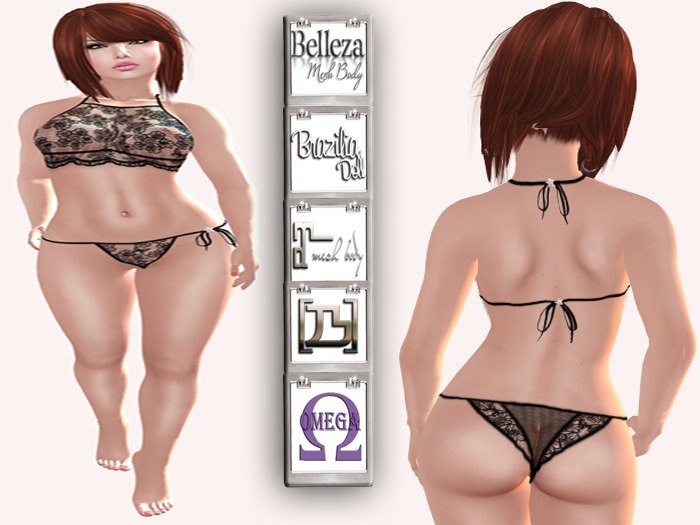 C&S-MAITRYA- BELLEZA BANNED-BRAZILIA MESH BODY-Intima  flor