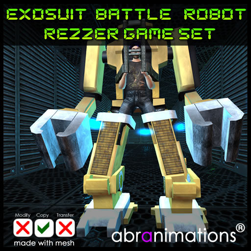 Exosuit Battle Robot Rezzer Kit