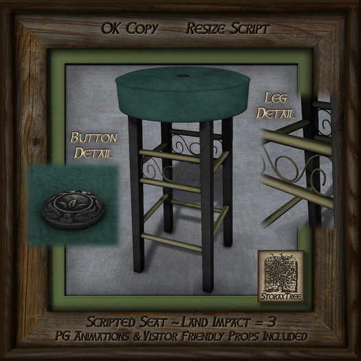 Seattle Bistro Stool BL