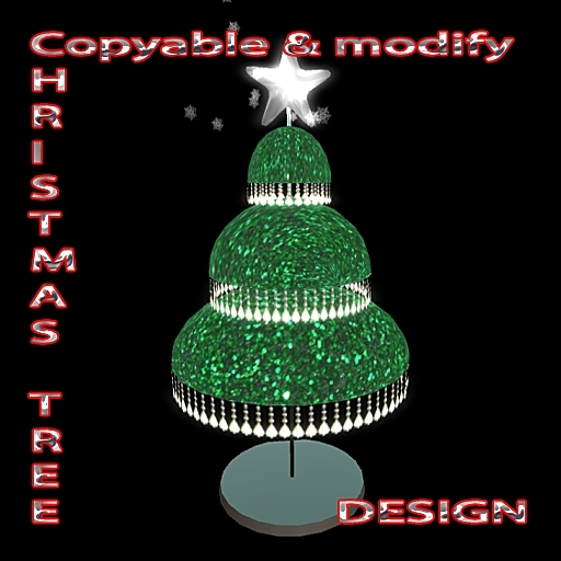 * GuTi x-mas tree glittergreen copyable & modify Weihnachtsbaum
