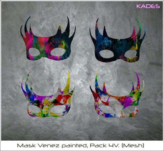Leather Mask Venez Pack painted
