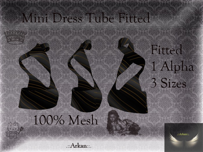 .::Arkan::. Mini Dress Fitted Tube BG