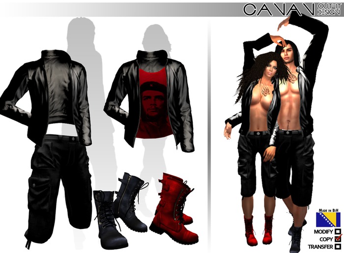 CANAN - Outfit Male Black CG