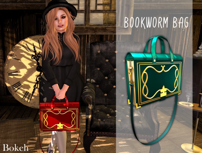 Bokeh - Bookworm Bag 'teal' (Wear to unpack)