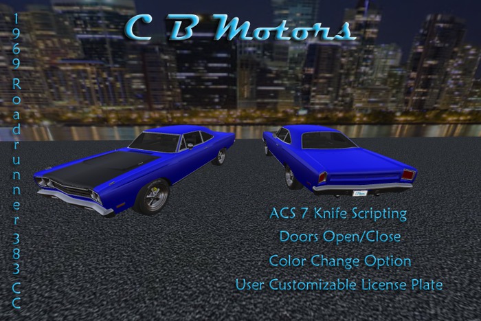 {CBM} 1969 Roadrunner 383 CC