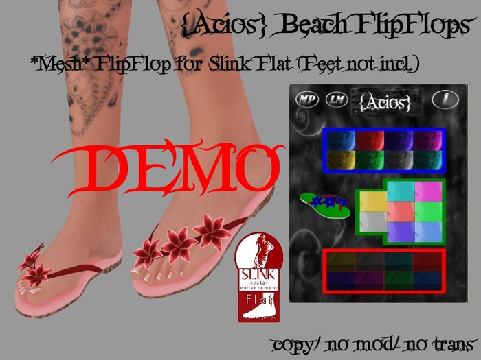 {Acios} Beach FlipFlops DEMO